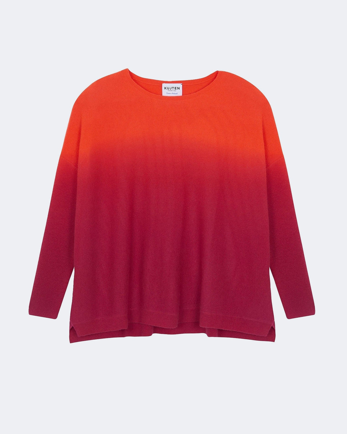 Pull en cachemire rose pour femme - Kujten packshot