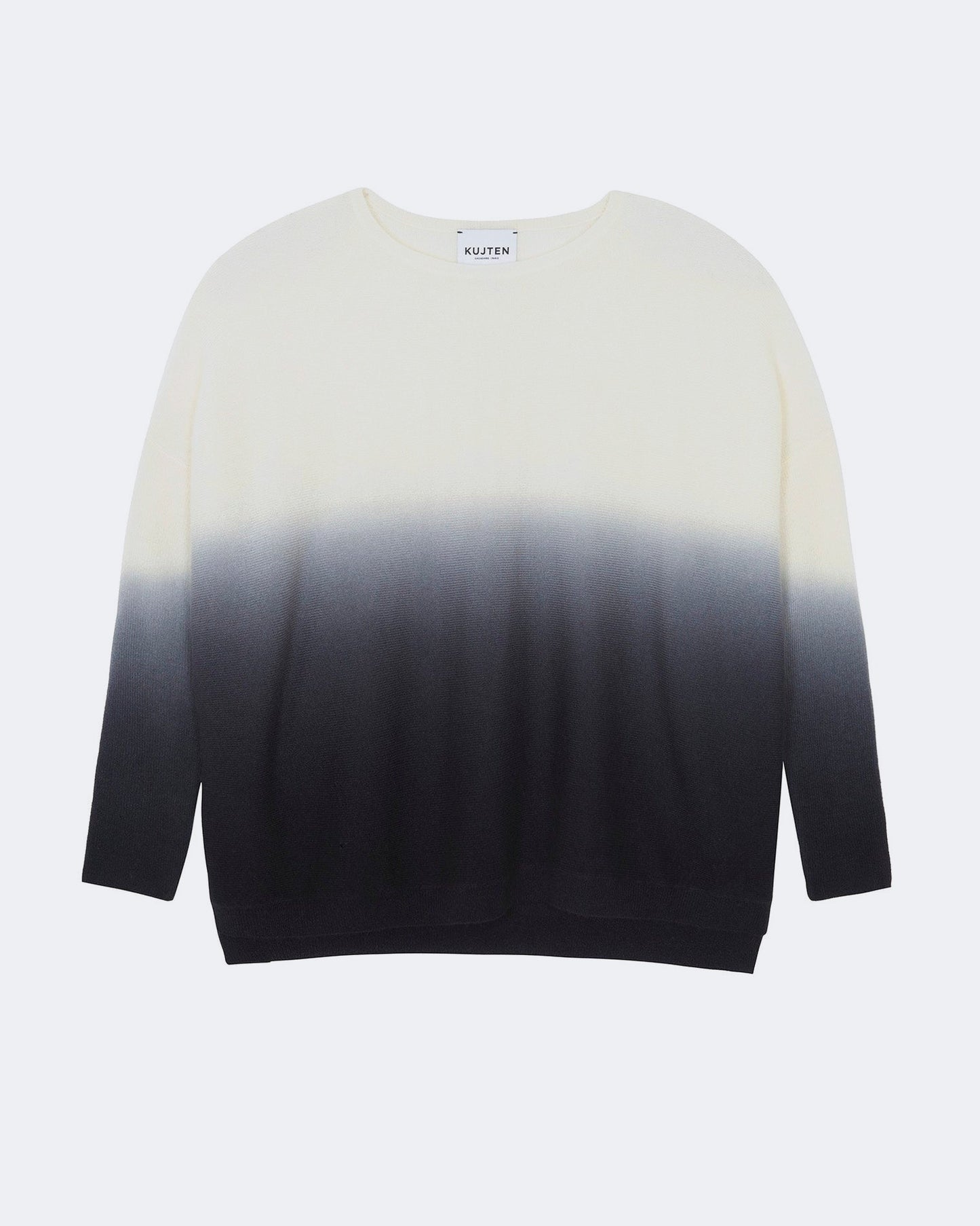 Pull en cachemire noir pour femme - Kujten packshot