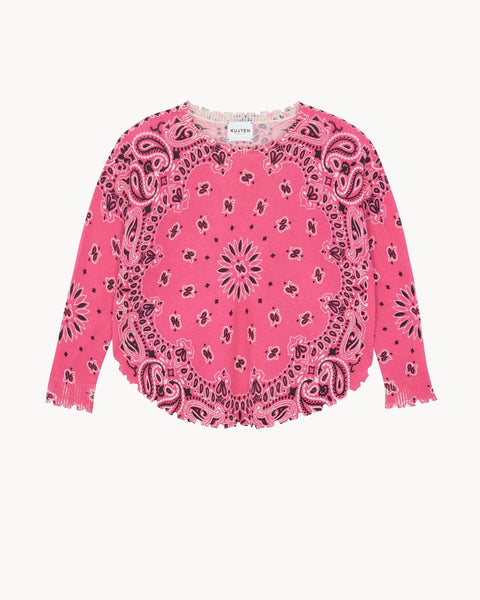 Sweater Mela Bandana Bico fluorescent pink - Image principale