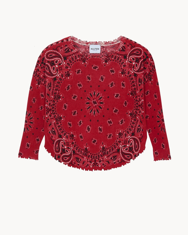 Sweater Mela Bandana Bico red - Image principale