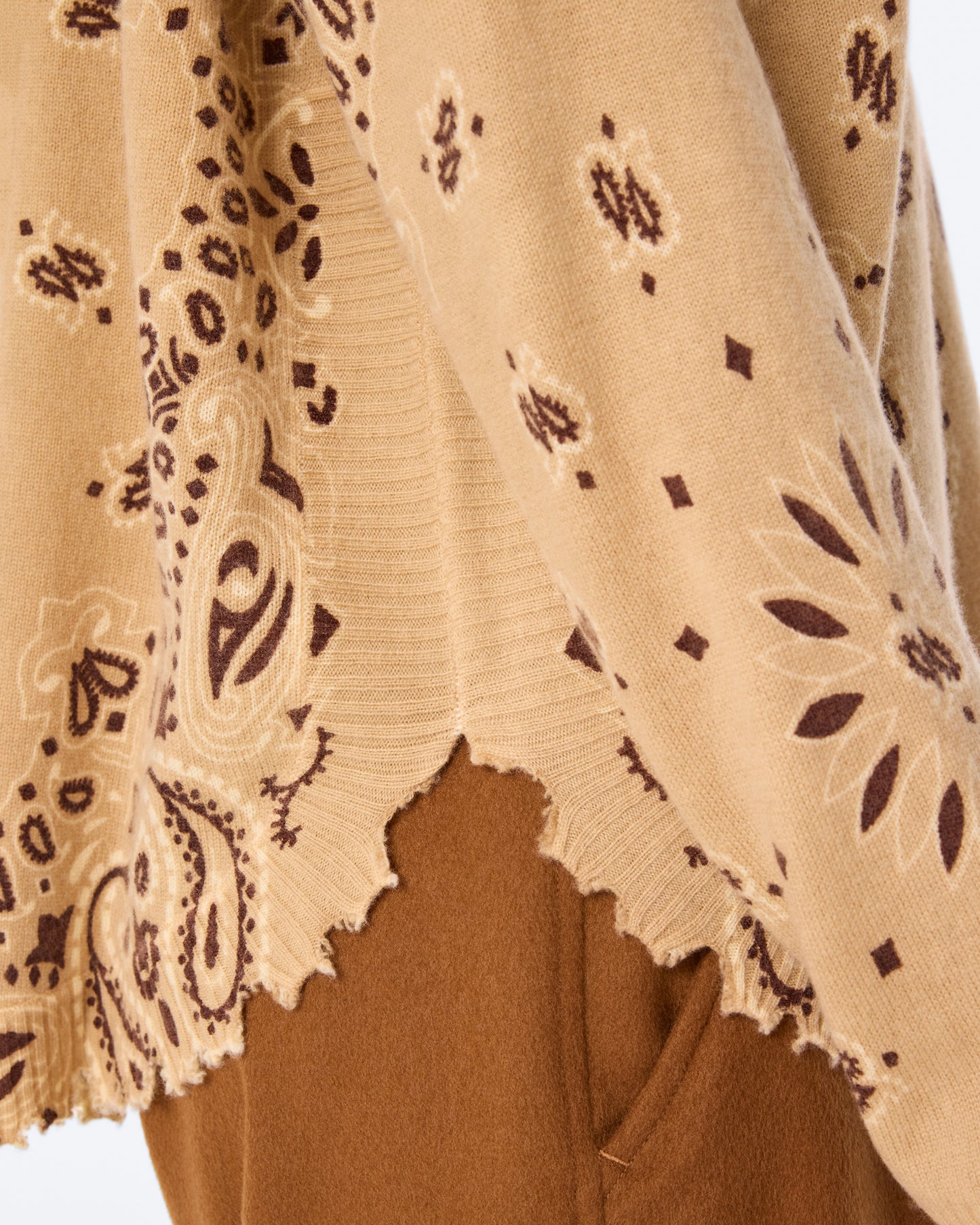 Pull Mela Bandana Bico latte anis