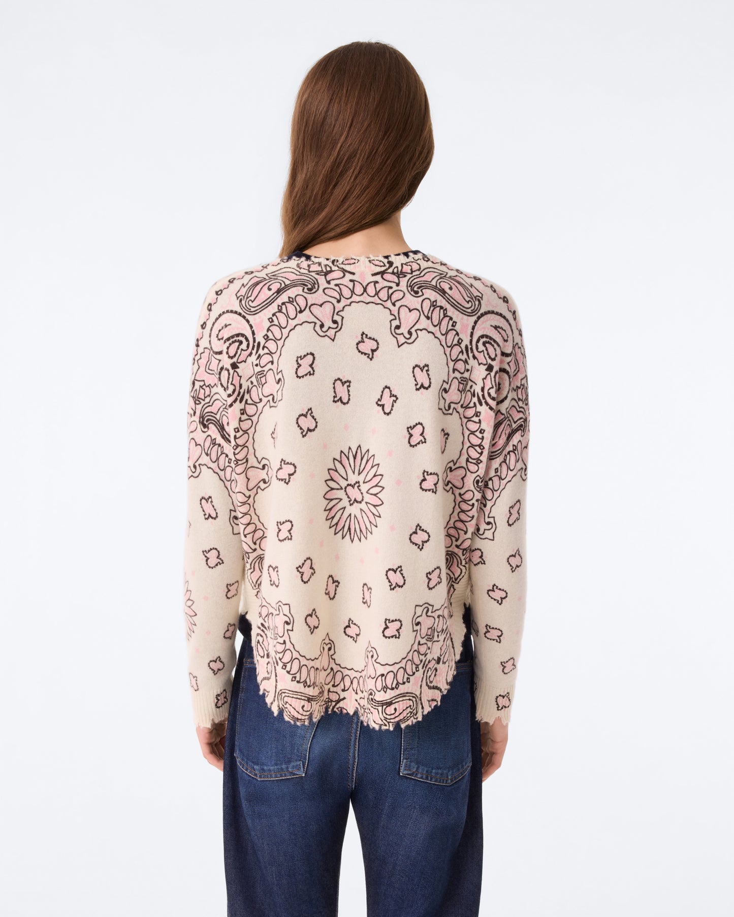 Sweater Mela Bandana Bico blsuh white