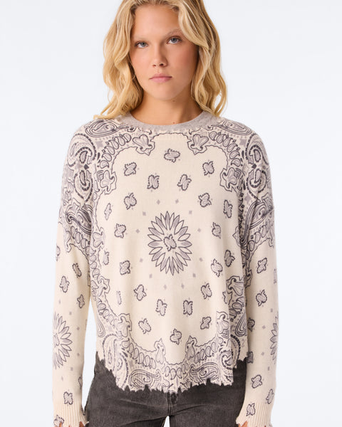 Sweater Mela Bandana Bico gray white - Image 2