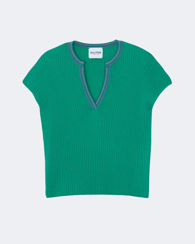 Top Isabella jade green - Image principale