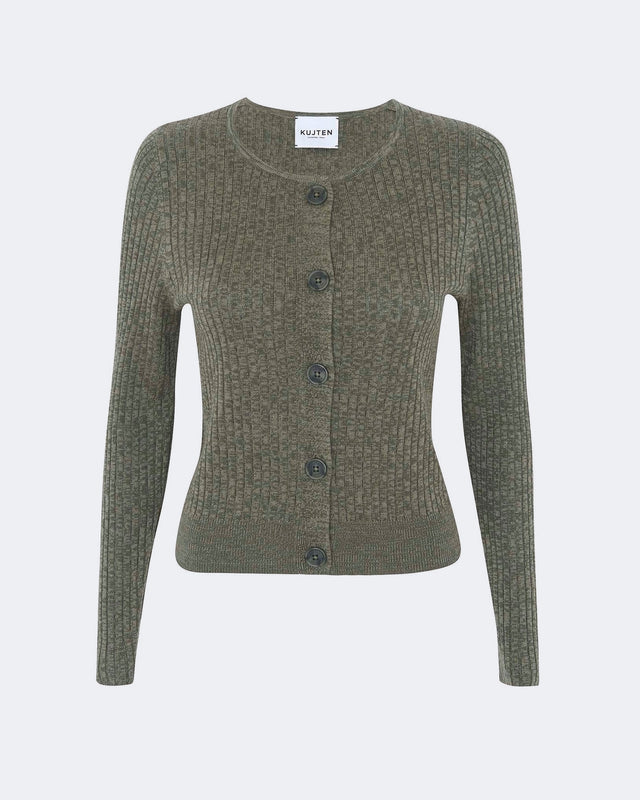 Cardigan Telia light khaki - Image principale