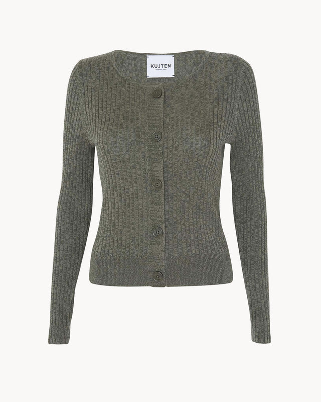 Cardigan Telia kaki foncé - Image principale