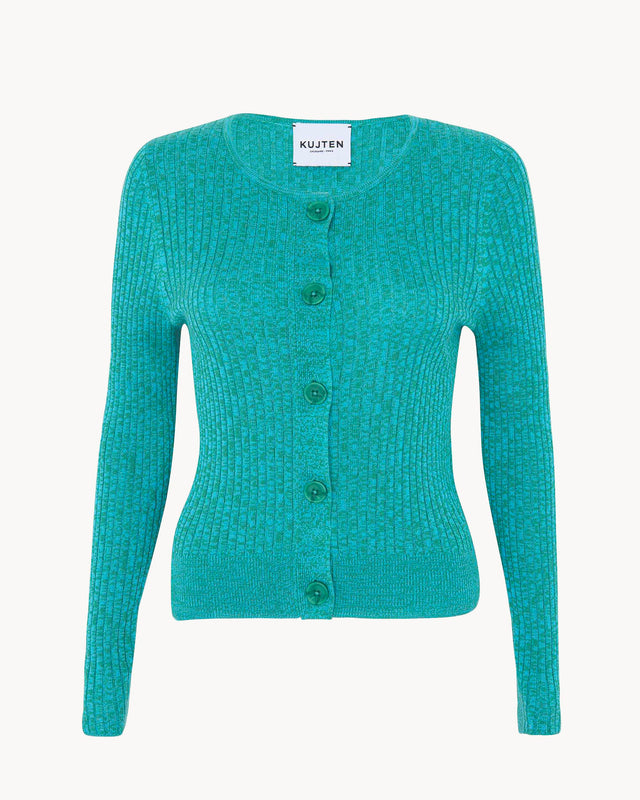 Cardigan Telia turquoise blue - jade green - Image principale