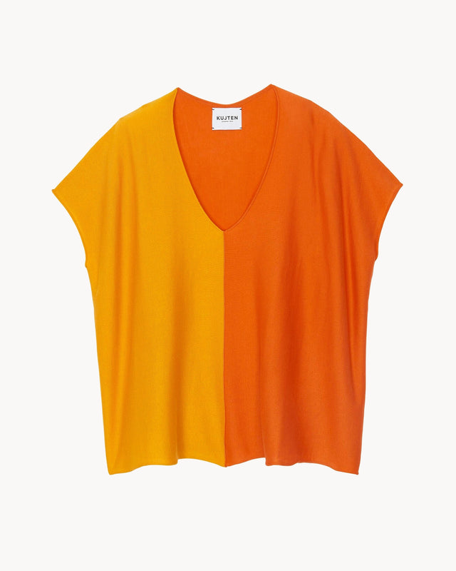 Top Nosy Colorblock marigold - Image principale