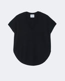 Pull en cachemire noir pour femme - Kujten packshot