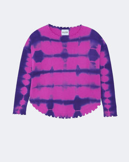 Pull en cachemire violet pour femme - Kujten packshot