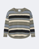 Pull en cachemire kaki pour femme - Kujten packshot