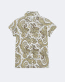 Chemise en lin kaki pour femme - Kujten packshot