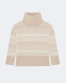 Pull en cachemire beige pour femme - Kujten packshot