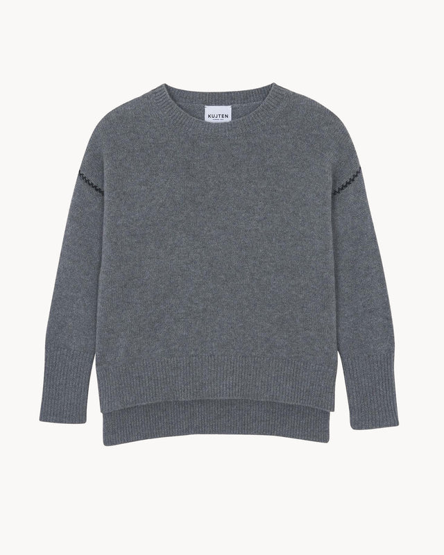 Pull Fifi gris flanelle - Image principale