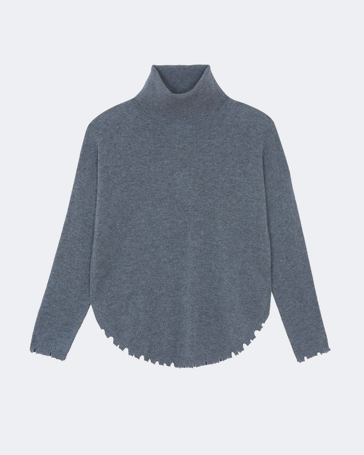 Pull en cachemire gris pour femme - Kujten packshot