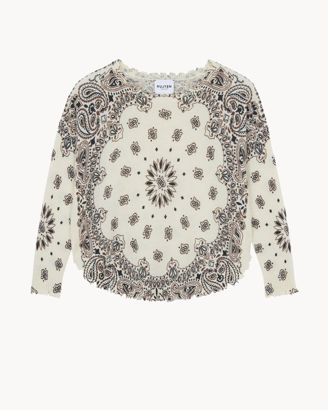 Sweater Mela Western chestnut brown - Image principale