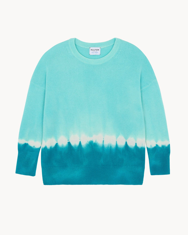 Pulls Sienna stripe dye Vert Guimauve - Image principale