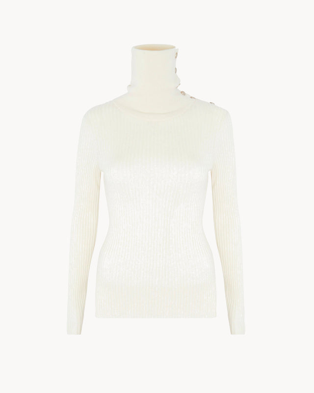Pull Leslie blanc - Image principale