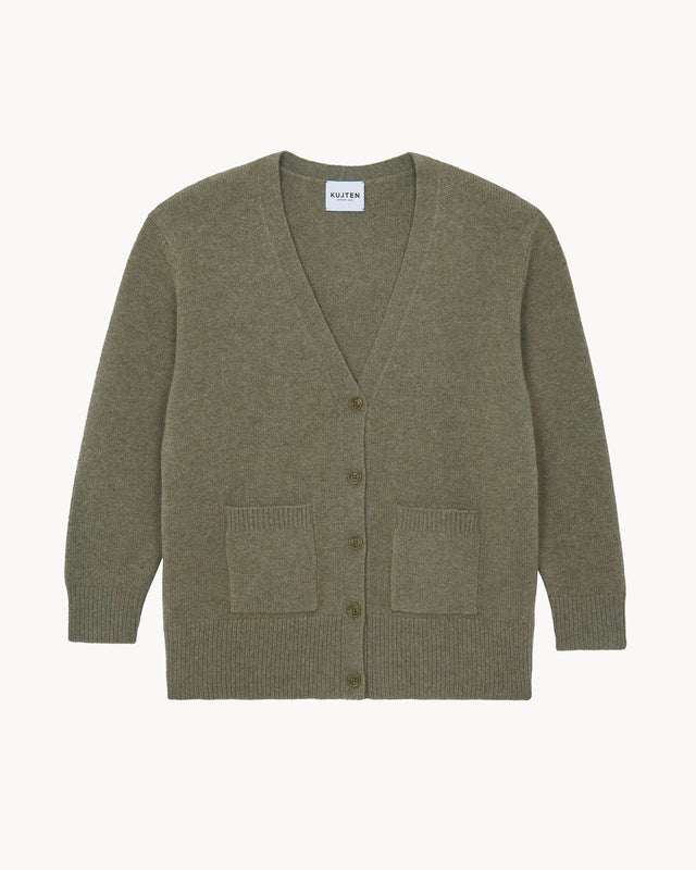 Cardigan Any marl khaki - Image principale