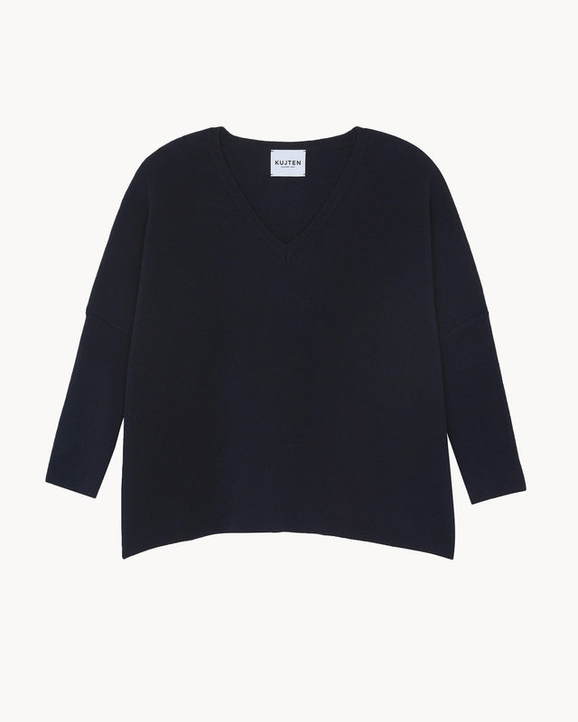 Sweater Mino dark navy blue - Image principale
