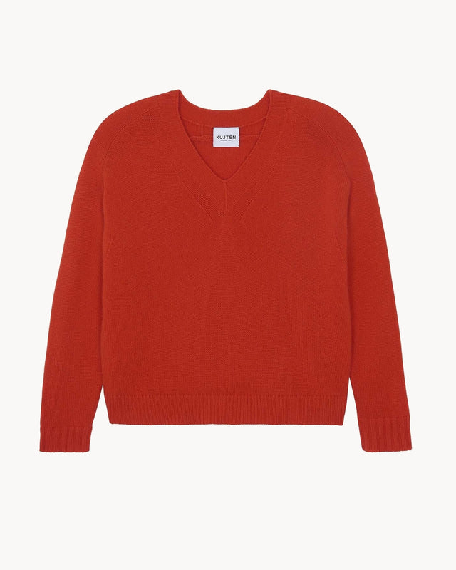 Pull Alana orange rosso - Image principale