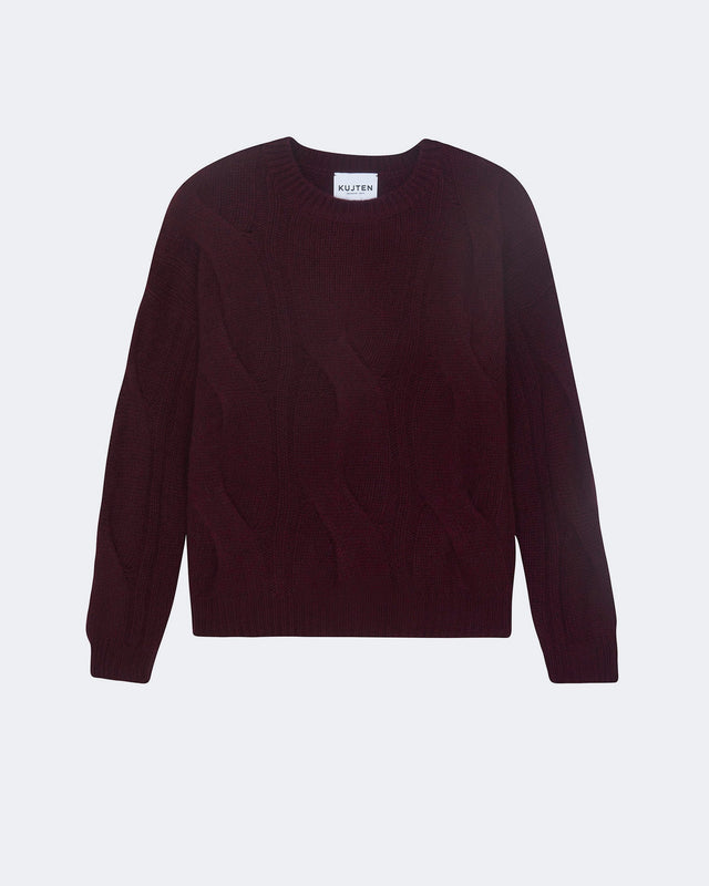 Pull Nils bordeaux - Image principale
