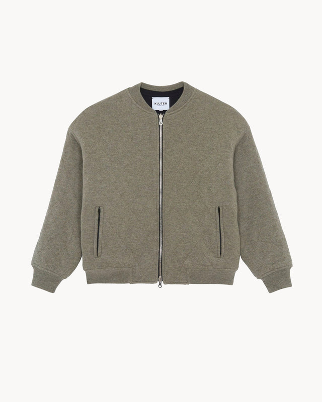Bomber Jacket Lila marl khaki - Image principale