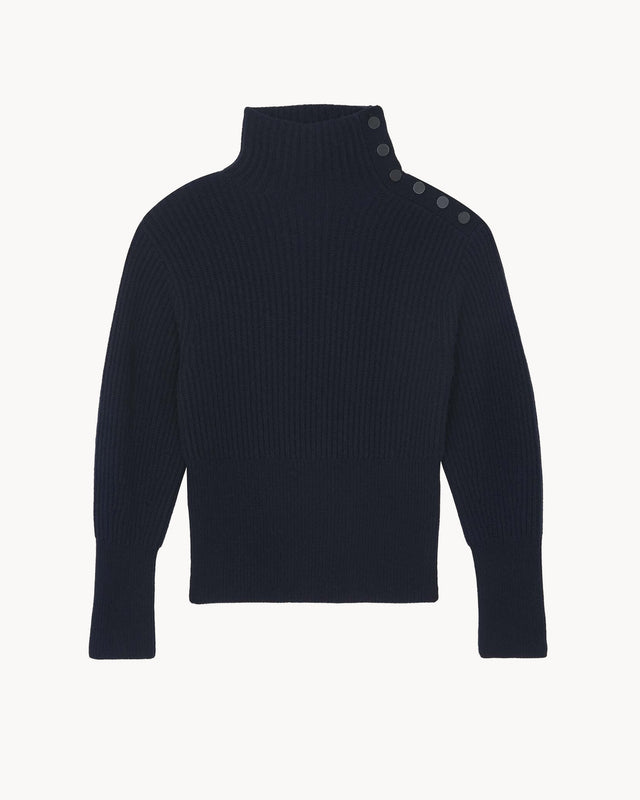 Sweater Skyler dark navy blue - Image principale