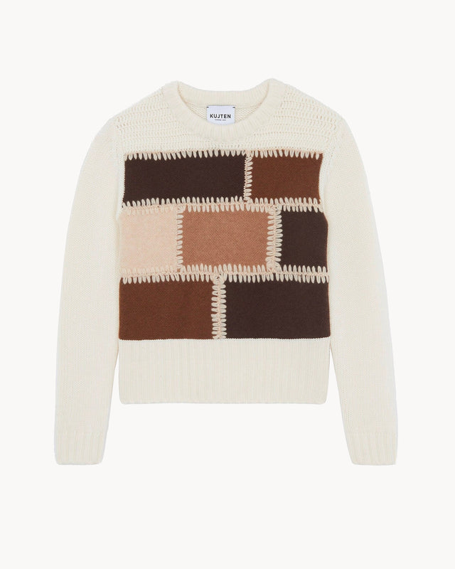 Pull Bella marron camelo - Image principale