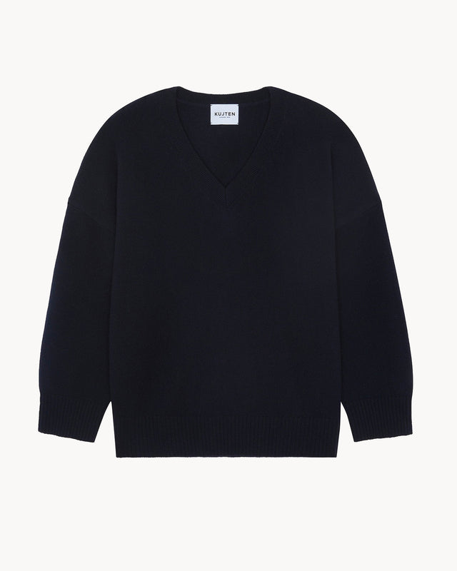 Pull Mathilda bleu marine foncé - Image principale