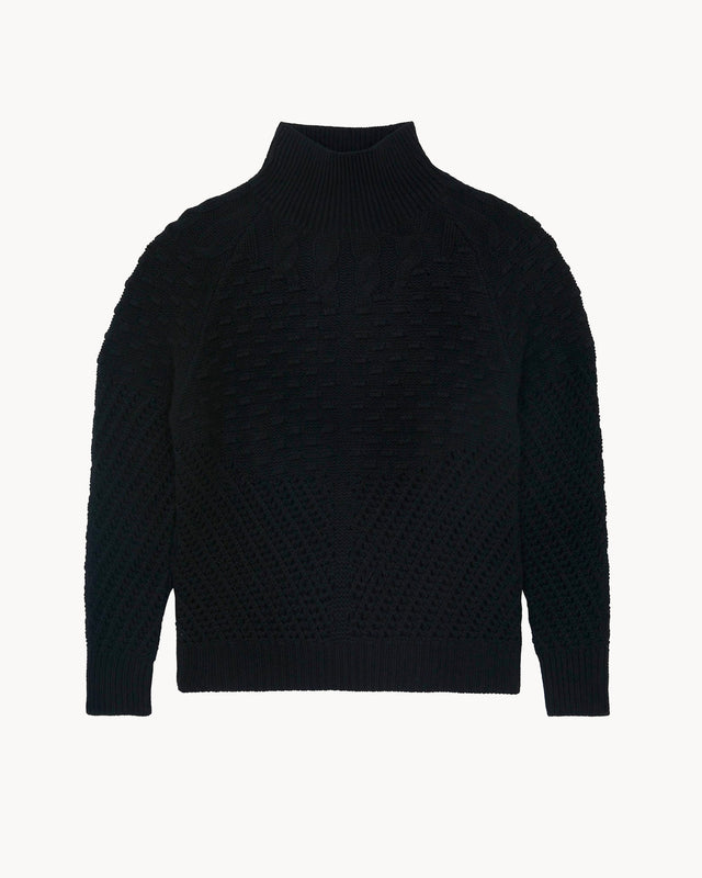 Sweater Snowbird black - Image principale