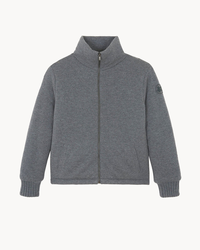 Jacket Bj Down Hnk flannel gray - Image principale