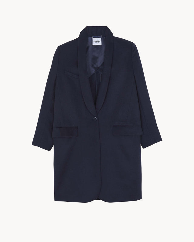 Coat Kelsea navy blue - Image principale