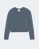 Pull en cachemire gris pour femme - Kujten packshot