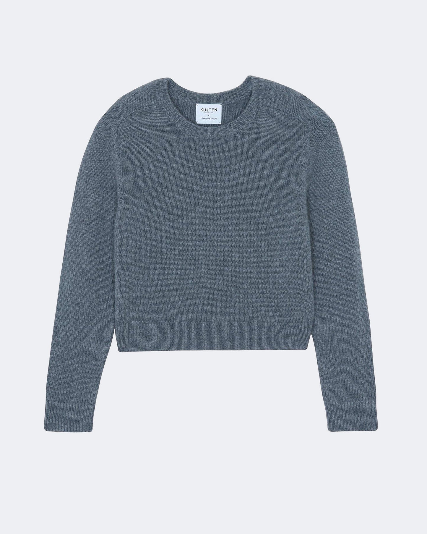 Pull en cachemire gris pour femme - Kujten packshot