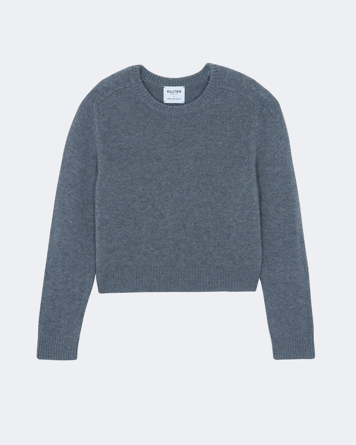 Pull en cachemire gris pour femme - Kujten packshot