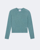 Pull en cachemire vert pour femme - Kujten packshot