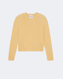 Pull en cachemire jaune pour femme - Kujten packshot