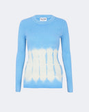 Pull en cachemire bleu pour femme - Kujten packshot