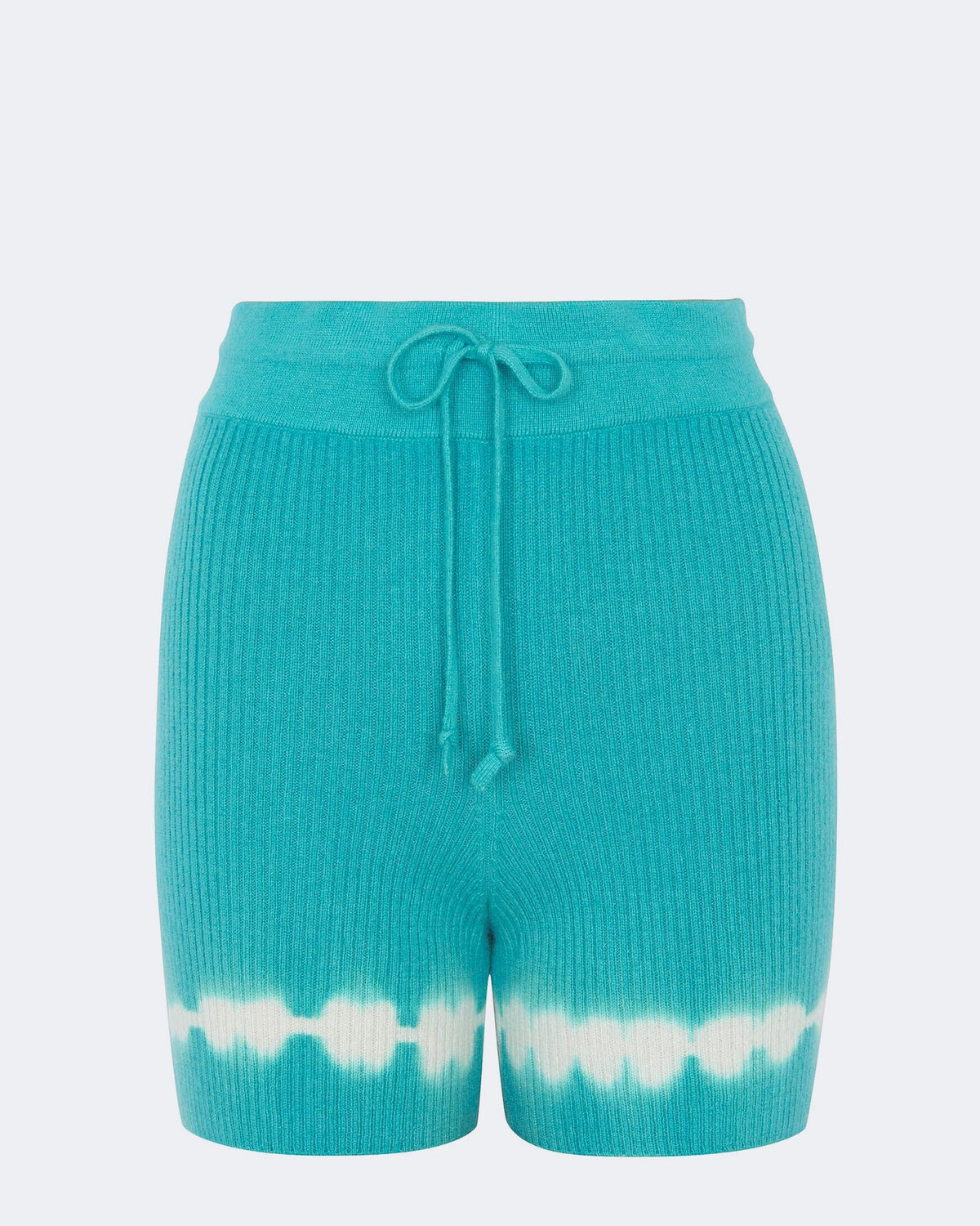 Pantalon en cachemire vert pour femme - Kujten packshot