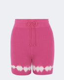 Pantalon en cachemire rose pour femme - Kujten packshot