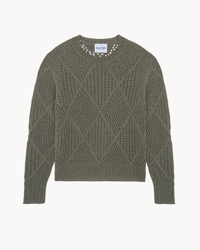 Sweater Kaia marl khaki - Image principale