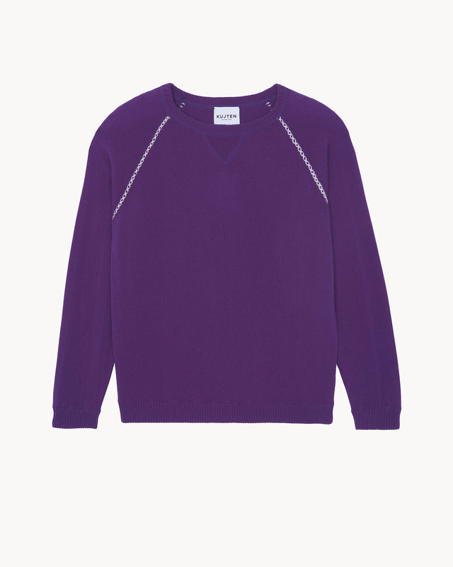 Pull Ina deep purple - Image principale