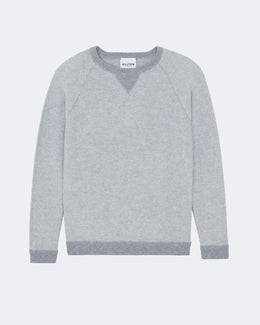 Pull en cachemire gris pour femme - Kujten packshot