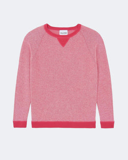 Pull en cachemire rose pour femme - Kujten packshot