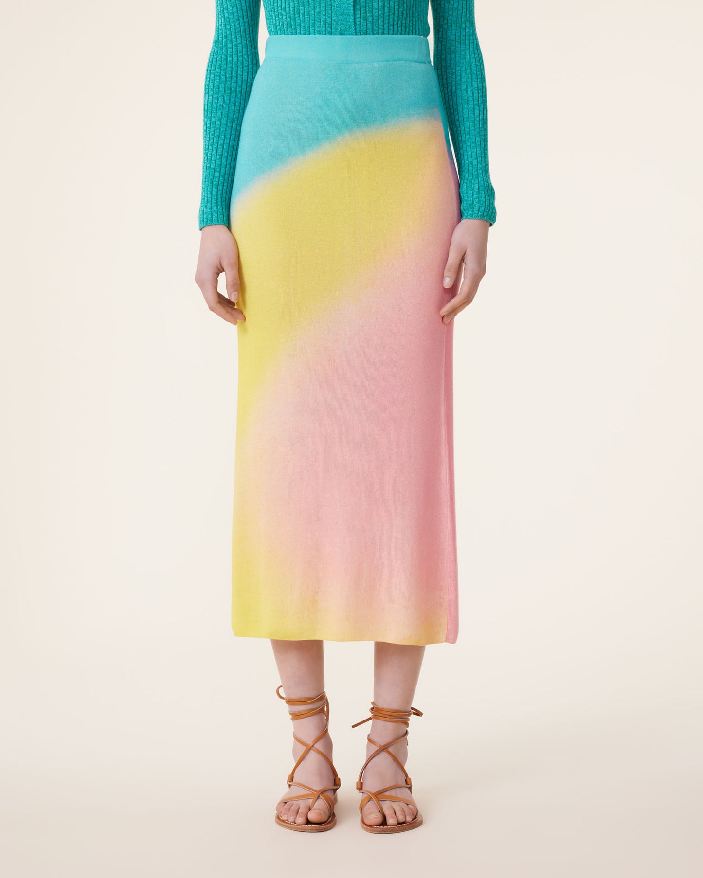 Skirt Kisar pastel multicolor