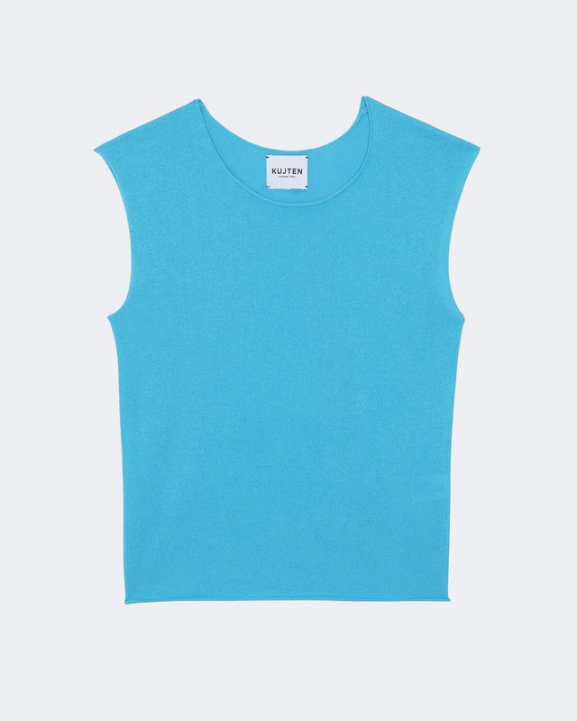 Top Balik turquoise blue - Image principale