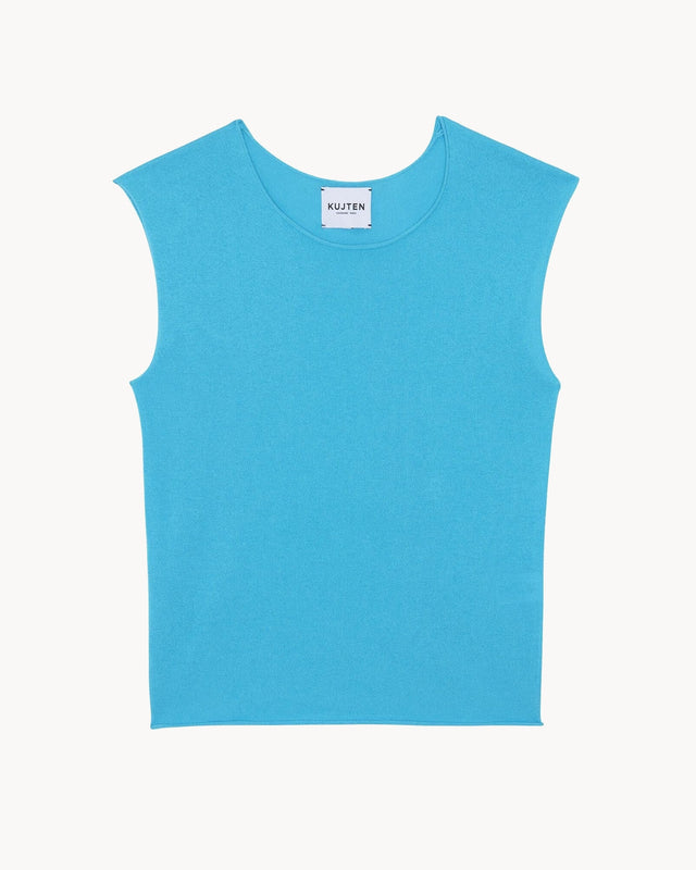 Top Balik turquoise blue - Image principale