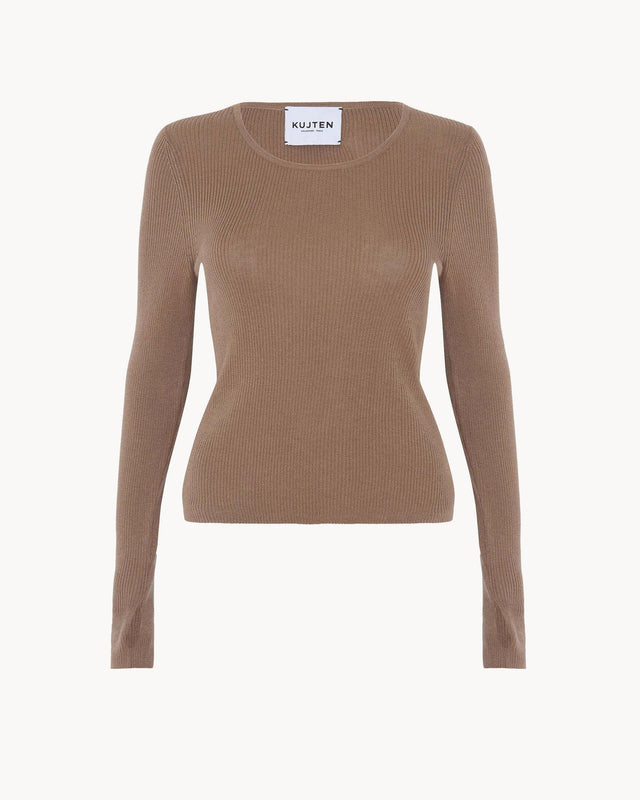 Sweater Maori camelo brown - Image principale