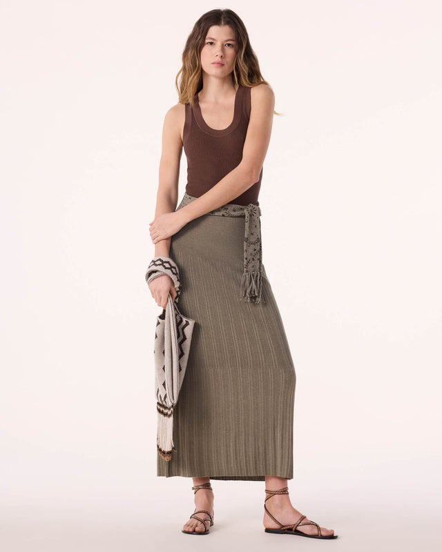 Skirt Dinga light khaki - Image principale